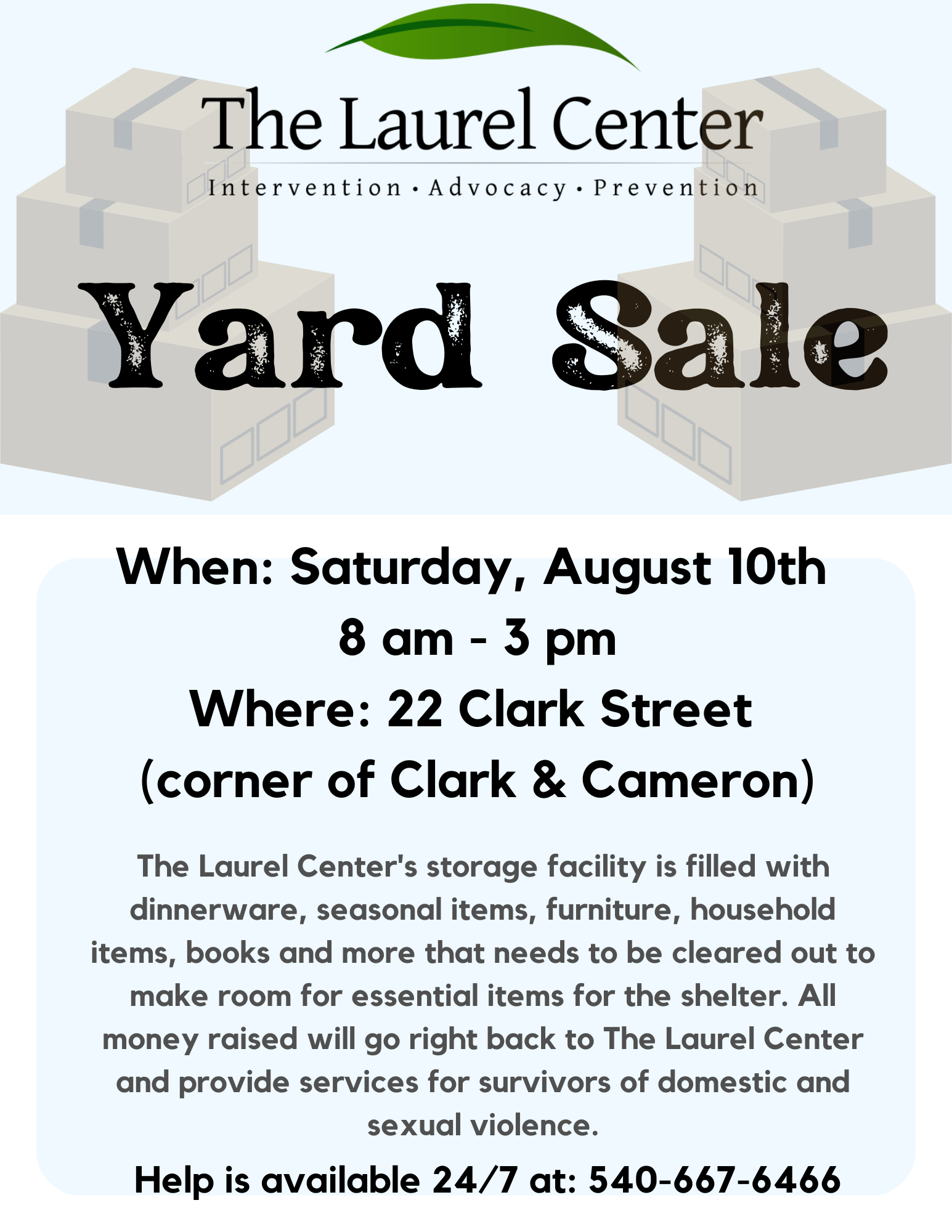The Laurel Center Yard Sale - The Laurel Center